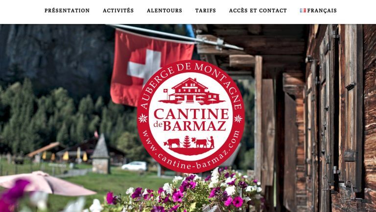 site cantine de Barmaz
