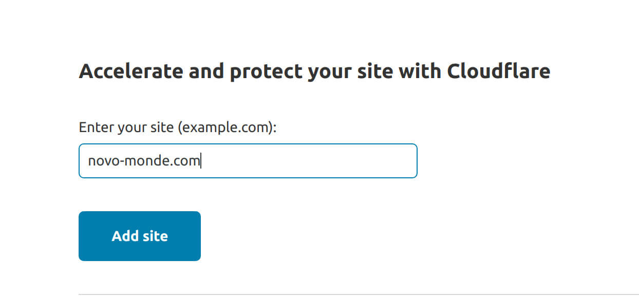 domain names cloudflare