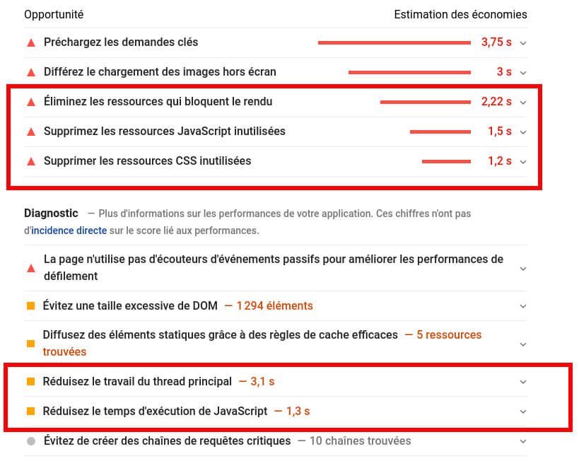 first input delay page speed insights