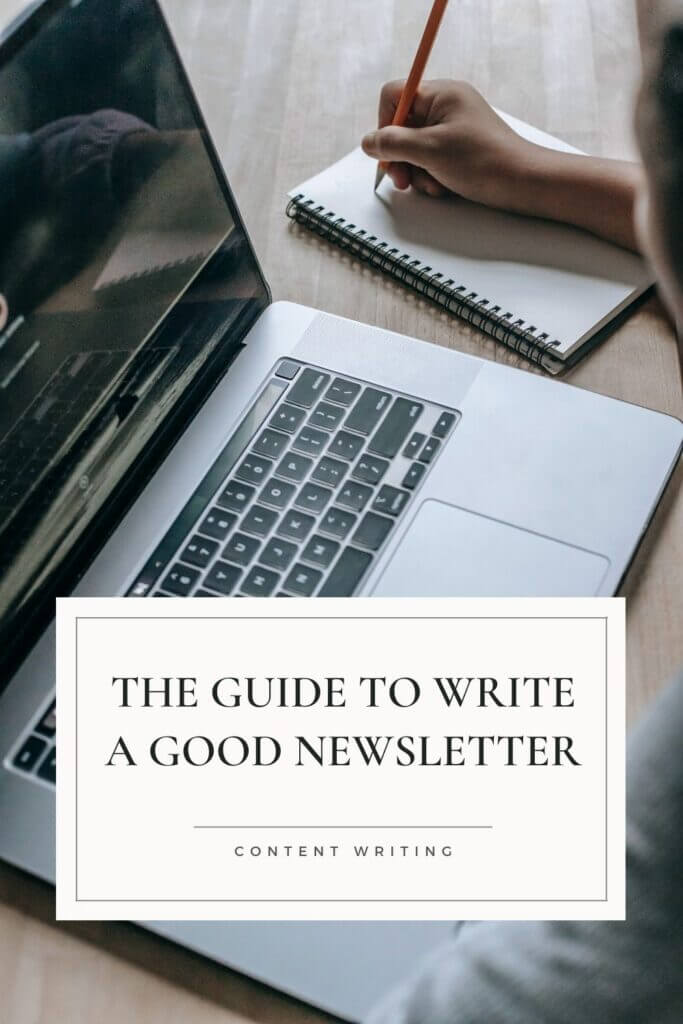 the guide to write a good newsletter